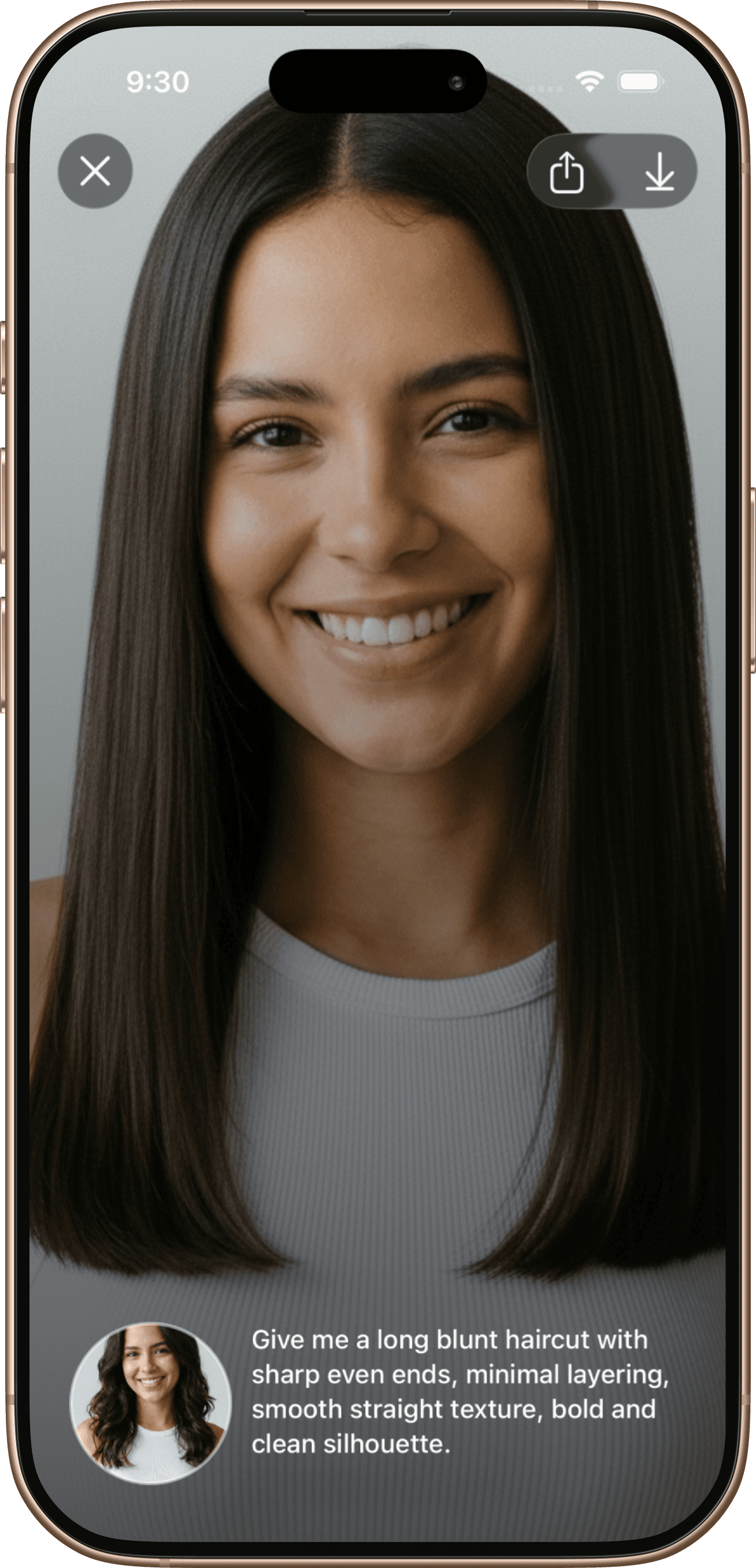 ManeFrame - AI hairstyle try-on preview